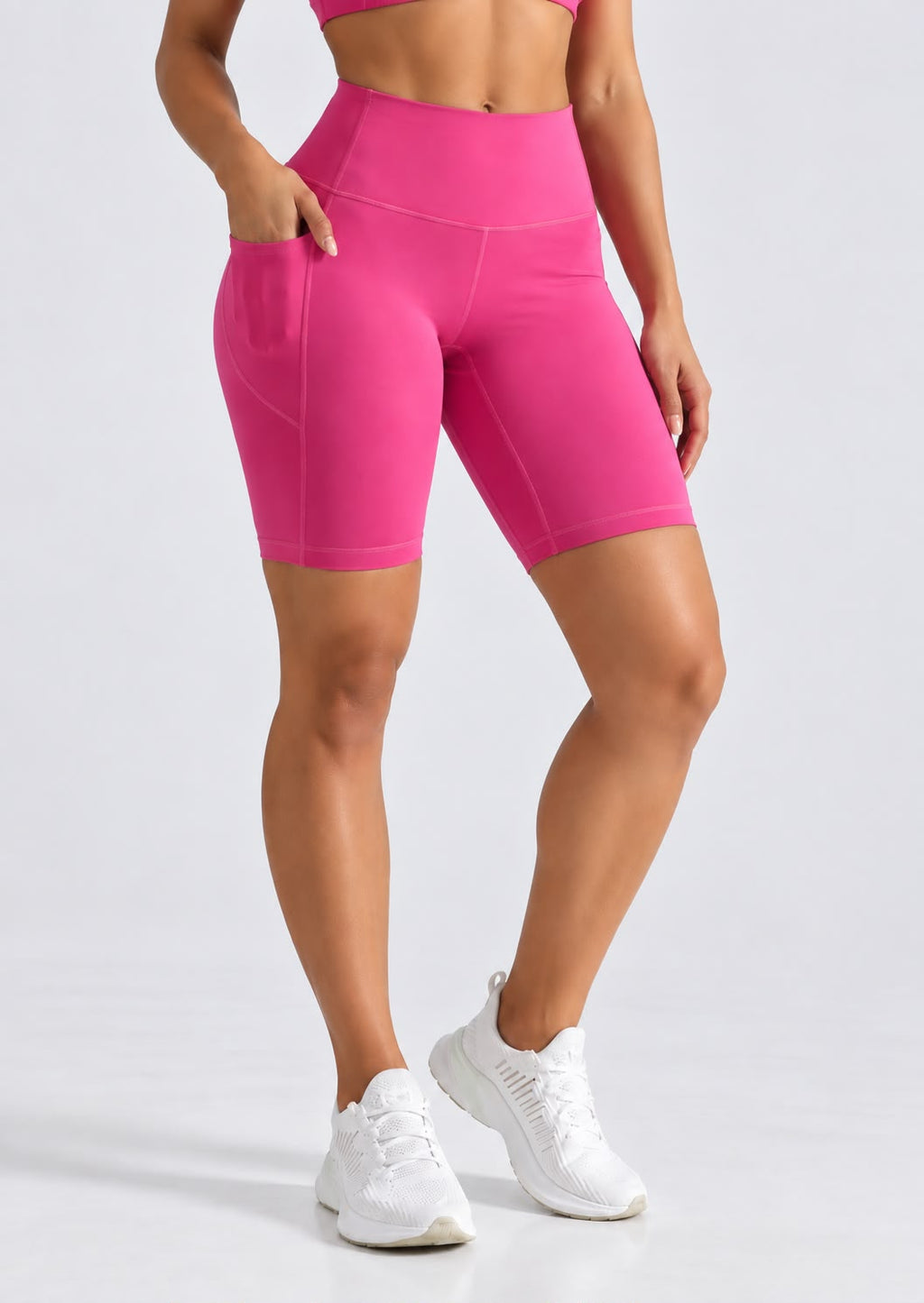 Short Biker Performance Rosa