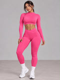Conjunto Performance de Manga Larga y Leggings Rosa