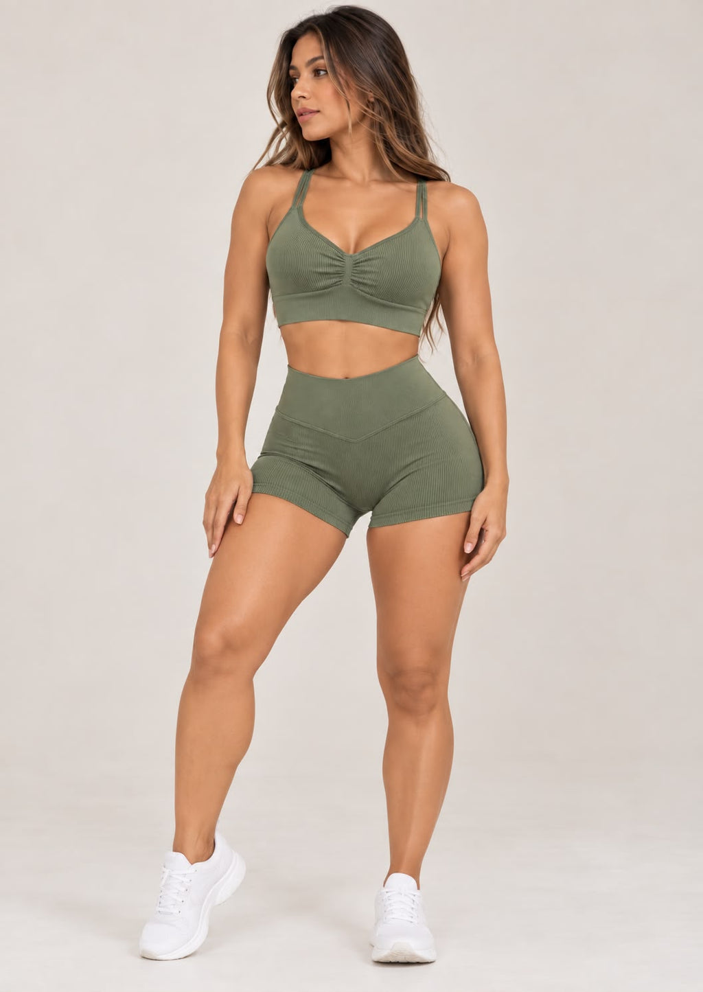 Conjunto Seamless Verde Oliva